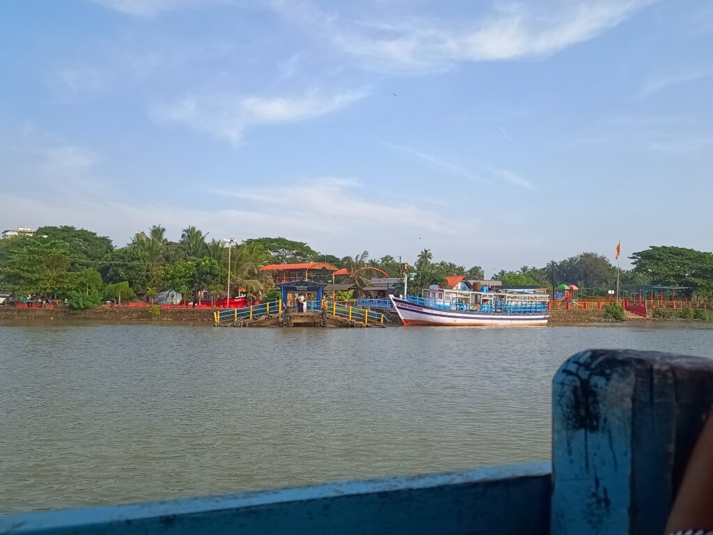 ferry ride across the gurupura river